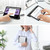 Samsung Galaxy Tab S10 FE / S9 FE / S9 DUX DUCIS TOBY Series Antiskid Leather Tablet Case with Sleep / Wake-up Function - Black