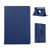 Samsung Galaxy Tab S10 FE / S9 FE / S9 ENKAY 360 Degree Rotation Litchi Leather Smart Tablet Case - Dark Blue