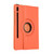 Samsung Galaxy Tab S10 FE / S9 FE / S9 Litchi Texture 360 Degrees Rotation Holder Leather Tablet Case - Orange