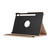 Samsung Galaxy Tab S10 FE / S9 FE / S9 Litchi Texture 360 Degrees Rotation Holder Leather Tablet Case - Orange