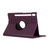 Samsung Galaxy Tab S10 FE / S9 FE / S9 Litchi Texture 360 Degrees Rotation Holder Leather Tablet Case - Purple Samsung Galaxy Tab S10 FE / S9 FE / S9 Litchi Texture 360 Degrees Rotation Holder Leather Tablet Case - Purple