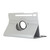 Samsung Galaxy Tab S10 FE / S9 FE / S9 Litchi Texture 360 Degrees Rotation Holder Leather Tablet Case - Silver
