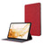 Samsung Galaxy Tab S10 FE / S9 FE / S9 TPU Flip Tablet Protective Leather Case - Red