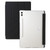 Samsung Galaxy Tab S10 FE / S9 FE Clear Acrylic Deformation Leather Tablet Case - Black