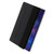 Samsung Galaxy Tab S10 FE / S9 FE Clear Acrylic Deformation Leather Tablet Case - Black