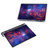 Samsung Galaxy Tab S10 FE / S9 FE Clear Acrylic Deformation Leather Tablet Case - Black