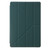 Samsung Galaxy Tab S10 FE / S9 FE Clear Acrylic Deformation Leather Tablet Case - Deep Green