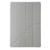 Samsung Galaxy Tab S10 FE / S9 FE Clear Acrylic Deformation Leather Tablet Case - Grey