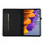Samsung Galaxy Tab S10 FE / S9 FE Fabric Texture Horizontal Flip Leather Tablet Case - Black