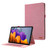 Samsung Galaxy Tab S10 FE / S9 FE Fabric Texture Horizontal Flip Leather Tablet Case - Rose Red