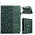 Samsung Galaxy Tab S10 FE / S9 Rotatable Building Blocks Embossed Smart Leather Tablet Case - Green