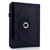 Samsung Galaxy Tab S10 FE / S9 Rotatable Rhombus Embossed Smart Leather Tablet Case - Black