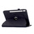 Samsung Galaxy Tab S10 FE / S9 Rotatable Rhombus Embossed Smart Leather Tablet Case - Black