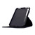 Samsung Galaxy Tab S10 FE / S9 Rotatable Rhombus Embossed Smart Leather Tablet Case - Black