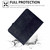 Samsung Galaxy Tab S10 FE / S9 Rotatable Rhombus Embossed Smart Leather Tablet Case - Black