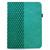 Samsung Galaxy Tab S10 FE / S9 Rotatable Rhombus Embossed Smart Leather Tablet Case - Light Blue