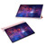 Samsung Galaxy Tab S10 FE+ 3-Fold Clear Acrylic Leather Tablet Case - Pink