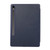Samsung Galaxy Tab S10 FE+ 3-Fold Pure Color TPU Leather Tablet Case with Pen Slot - Dark Blue