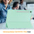 Samsung Galaxy Tab S10 FE+ 3-Fold Pure Color TPU Smart Leather Tablet Case with Pen Slot - Mint Green
