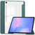 Samsung Galaxy Tab S10 FE+ Acrylic 3-folding Smart Leather Tablet Case with Pen Slot - Dark Green