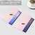 Samsung Galaxy Tab S10 FE+ Acrylic 3-folding Smart Leather Tablet Case with Pen Slot - Pink