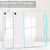 Samsung Galaxy Tab S10 FE+ Acrylic 3-folding Smart Leather Tablet Case with Pen Slot - Sky Blue