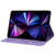 Samsung Galaxy Tab S10 FE+ Cartoon Sakura Cat Embossed Leather Tablet Case - Purple