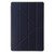 Samsung Galaxy Tab S10 FE+ Clear Acrylic Deformation Leather Tablet Case - Dark Blue