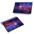 Samsung Galaxy Tab S10 FE+ Clear Acrylic Deformation Leather Tablet Case - Lavender