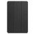 Samsung Galaxy Tab S10 FE+ Custer Pure Color 3-Fold Holder Smart Leather Tablet Case - Black