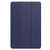 Samsung Galaxy Tab S10 FE+ Custer Pure Color 3-Fold Holder Smart Leather Tablet Case - Dark Blue