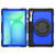 Samsung Galaxy Tab S10 FE+ D Type Silicone Hybrid PC Tablet Case with Handle Holder - Blue PC