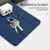Samsung Galaxy Tab S10 FE+ DUX DUCIS Domo Series Magnetic Flip Leather Tablet Case - Blue