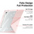 Samsung Galaxy Tab S10 FE+ DUX DUCIS Magi Series Smart Leather Tablet Case - Pink