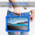 Samsung Galaxy Tab S10 FE+ EVA Shockproof Tablet Case with Holder - Blue