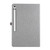 Samsung Galaxy Tab S10 FE+ Fabric Texture Horizontal Flip Leather Tablet Case - Grey