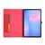 Samsung Galaxy Tab S10 FE+ Fabric Texture Horizontal Flip Leather Tablet Case - Red