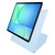Samsung Galaxy Tab S10 FE+ Fixed Buckle Magnetic Deformation Leather Tablet Case - Ice Blue