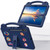 Samsung Galaxy Tab S10 FE+ Handle Kickstand Children EVA Shockproof Tablet Case - Navy Blue