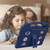 Samsung Galaxy Tab S10 FE+ Handle Kickstand Children EVA Shockproof Tablet Case - Navy Blue