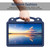 Samsung Galaxy Tab S10 FE+ Handle Kickstand Children EVA Shockproof Tablet Case - Navy Blue