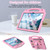 Samsung Galaxy Tab S10 FE+ Handle Kickstand Children EVA Shockproof Tablet Case - Pink