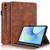 Samsung Galaxy Tab S10 FE+ Life Tree Series Horizontal Flip Leather Tablet Case - Brown