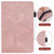 Samsung Galaxy Tab S10 FE+ Life Tree Series Horizontal Flip Leather Tablet Case - Rose Gold