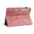Samsung Galaxy Tab S10 FE+ Lily Embossed Leather Tablet Case with Pen - Pink