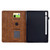Samsung Galaxy Tab S10 FE+ Mandala Embossed Smart Leather Tablet Case - Brown