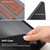 Samsung Galaxy Tab S10 FE+ Multifunctional Wristband Leather Tablet Case - Brown Samsung Galaxy Tab S10 FE+ Multifunctional Wristband Leather Tablet Case - Brown