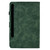 Samsung Galaxy Tab S10 FE+ Peony Butterfly Embossed Leather Smart Tablet Case - Green