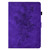Samsung Galaxy Tab S10 FE+ Peony Butterfly Embossed Leather Smart Tablet Case - Purple
