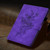 Samsung Galaxy Tab S10 FE+ Peony Butterfly Embossed Leather Smart Tablet Case - Purple